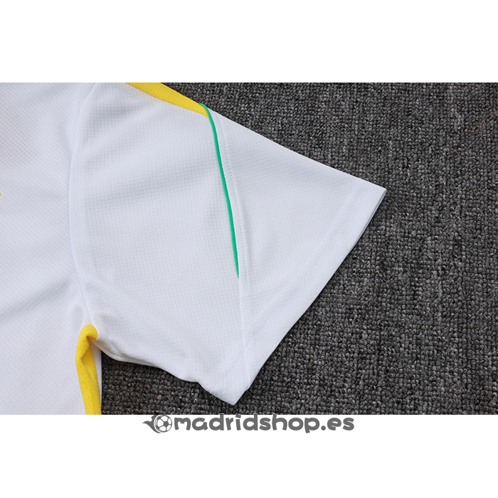 Chandal del Brasil Manga Corta 26-27 Blanco - Pantalon Corto